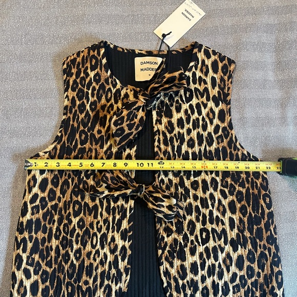 NWT Damson Madder Tilly Gilet in Leopard Print - Picture 7 of 14
